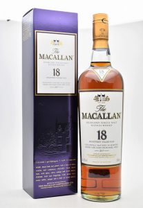 ★ウイスキー The MACALLAN マッカラン 18年 ハイランド シングルモルト 700mlをお買取り★