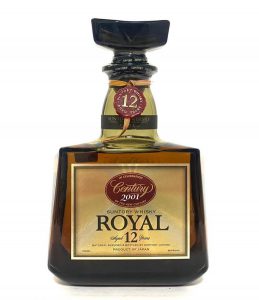 ★SUNTORY サントリー ウイスキー ROYAL ローヤル 12年 センチュリー 2001 記念ラベル 700mlをお買取り★