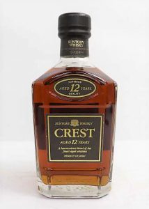 ★SUNTORY サントリー CREST クレスト 12年 黒キャップ 750ml ウイスキーをお買取り★