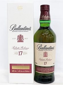 ★Ballantine’s バランタイン 17年 トリビュートリリース 700ml 48度 ウイスキーをお買取り★