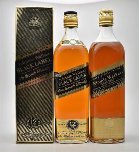 ★Johnnie Walker ジョニーウォーカー 2本 ブラックラベル 旧 12年 750ml スコッチ ウイスキーをお買取り★