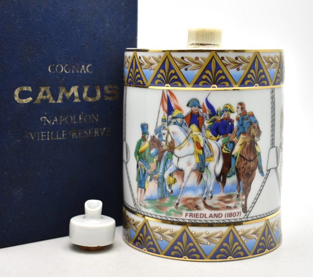CAMUS NAPOLEON COGNAC カミュ ナポレオン 陶器 ドラム型 - 飲料/酒
