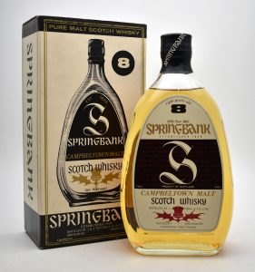 ★SPRINGBANK スプリングバンク 8年 100％ピュアモルト キャンベルタウン 750ml ウイスキーをお買取り★